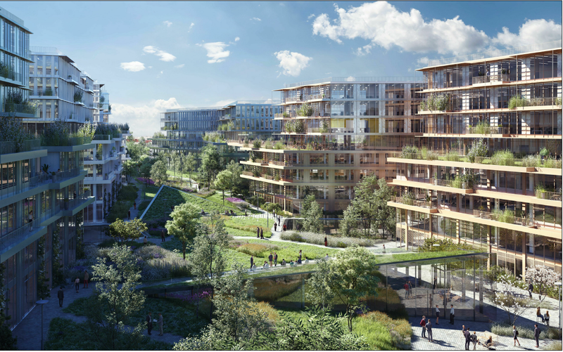 Campus Engie – Construction bois © NEXITY IMMOBILIER D'ENTREPRISE, SCAU architecture, Atelier Chaix & Morel et associés, Art and Build architectes