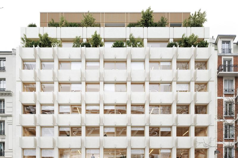 Logements, bd Vincent Auriol à Paris, avec Studio Montazami (Perspectives : Studio Montazami) - Préfabriqué pour les fluides, plomberies, CVC